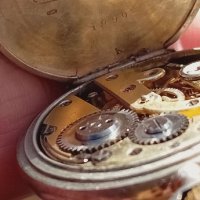 Сребърен,джобен часовник,цветен емайл,швейцарски, снимка 9 - Антикварни и старинни предмети - 43910412