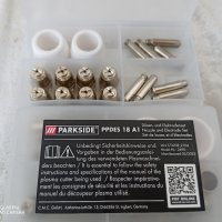 ДЮЗИ, ЕЛЕКТРОДИ, Комплект дюзи и електроди PARKSIDE® PPDES 18 A1,за плазмени резачки с пилотна дъга, снимка 4 - Други инструменти - 43560296