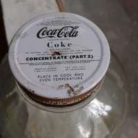 Coca Cola - Стар индустриален буркан от концентрат Кока Кола, снимка 2 - Антикварни и старинни предмети - 40713494