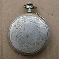 Стар джобен часовник, снимка 2 - Антикварни и старинни предмети - 28389497