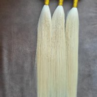 Кератинови кичури за удължаване и сгъстяване на коса 100% естествена коса, снимка 5 - Аксесоари за коса - 41318573