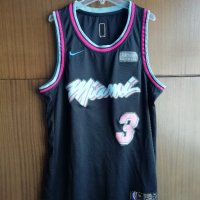 NBA Miami Heat Dwyane Wade MIAMI VICE Nights Nike Swingman Jersey оригинален потник , снимка 1 - Тениски - 36685664