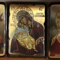 Икони на Св. Богородица и Света Петка, снимка 1 - Икони - 32099379