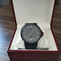  Мъжки луксозен часовник Ulysse Nardin Marine Chronometer Series “Blaktop”, снимка 10 - Мъжки - 32174543