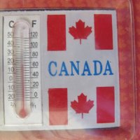 Магнит-термометър от Канада, снимка 3 - Колекции - 43329157