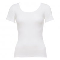 Playtex S,M,L,XL черна,бяла дамска 97% памучна тениска с къс ръкав дамски памучни блузи къси ръкави, снимка 7 - Тениски - 29073283