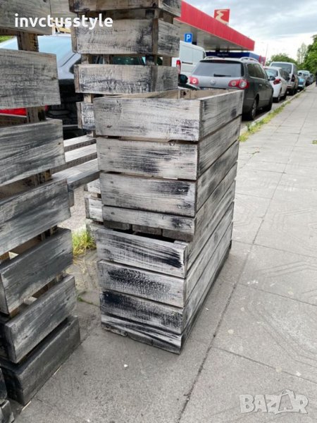 Дървени сухи барове и дървени кашпи, снимка 1