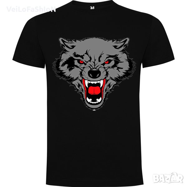 Нова мъжка тениска с Вълк, снимка 1