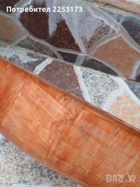 Дървен бамбуков панер, снимка 1
