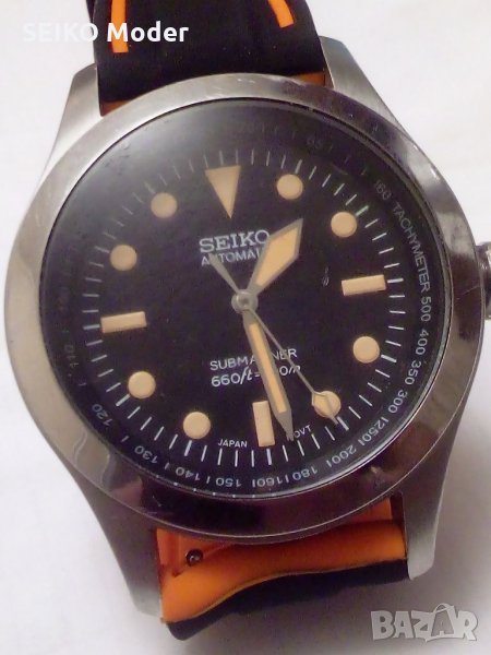 SEIKO 6319-Submariner Mod, снимка 1