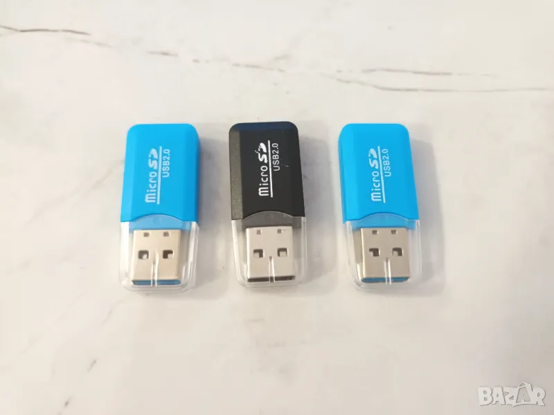 USB-четец за Micro SD карти, четец на карта, снимка 1