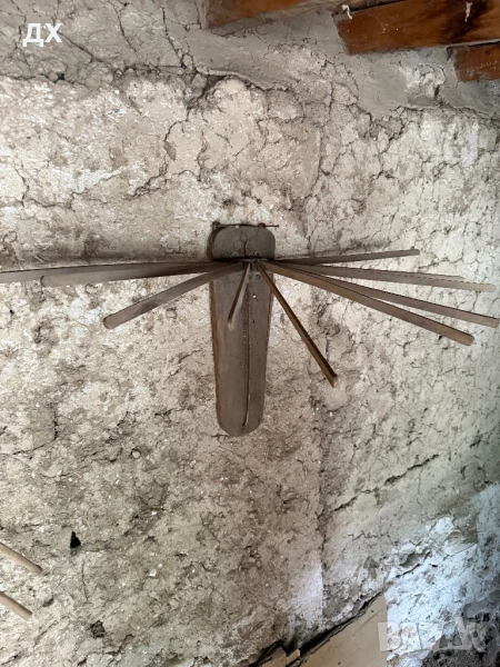 Ретро ръчно правена закачалка / сушилник, снимка 1