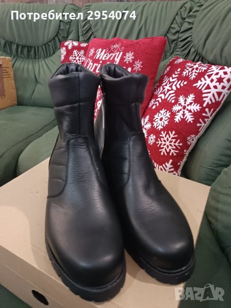 само днес!!!нови мъжки боти от естествена кожа 43номер 69лв, снимка 1