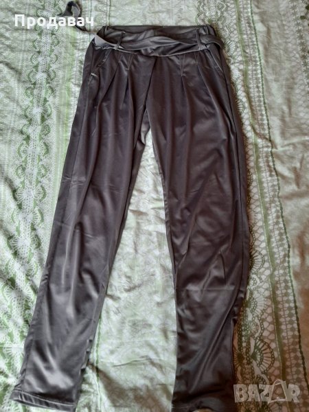 Сив летен панталон от ефирен плат, снимка 1