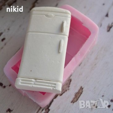 3D Хладилник силиконов молд форма гипс шоколад сапун , снимка 1