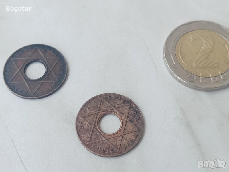 Британска Западна Африка,1952,54г,лот монети,British West Africa , снимка 1