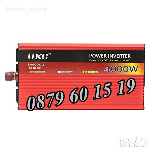 Инвертор за напрежение UKC 4000W 12V/24V, снимка 1