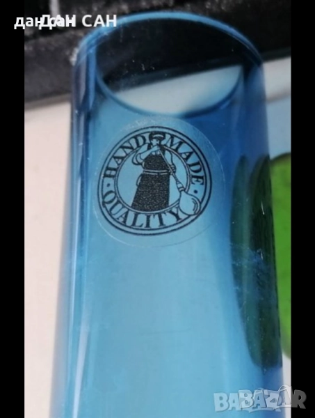 Цветно стъкло вази кристал, снимка 1