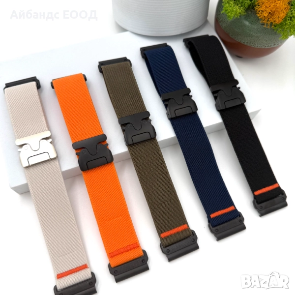 Текстилна каишка за Garmin с Quickfit 20 | 22 | 26 mm., снимка 1