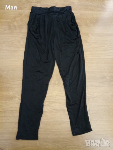 Дамски черен панталон лек шалвар, снимка 1