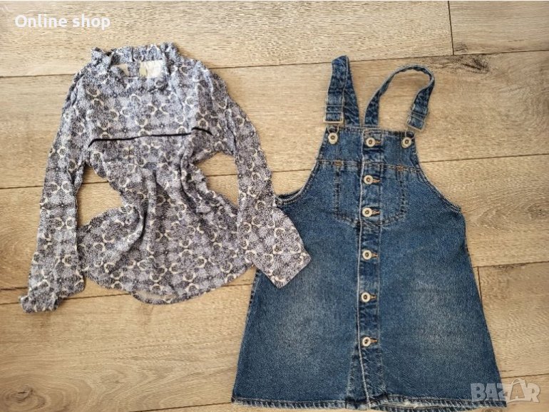 Сукман Zara kids и риза 122см, снимка 1