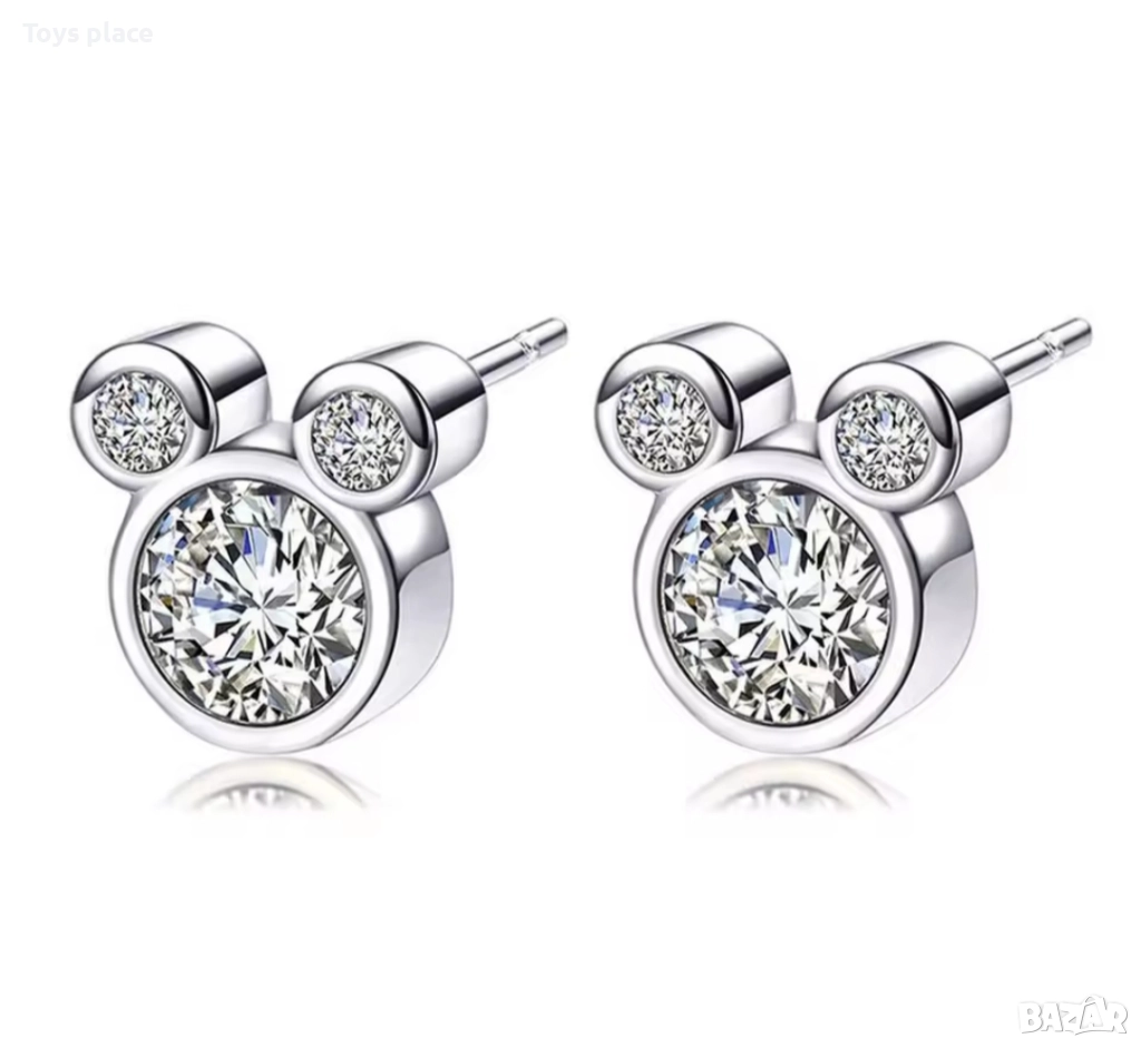 Обеци Minnie mouse , снимка 1