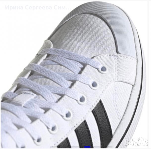 Нови оригинални кецове Adidas 39,3 номер бели и черни, снимка 1