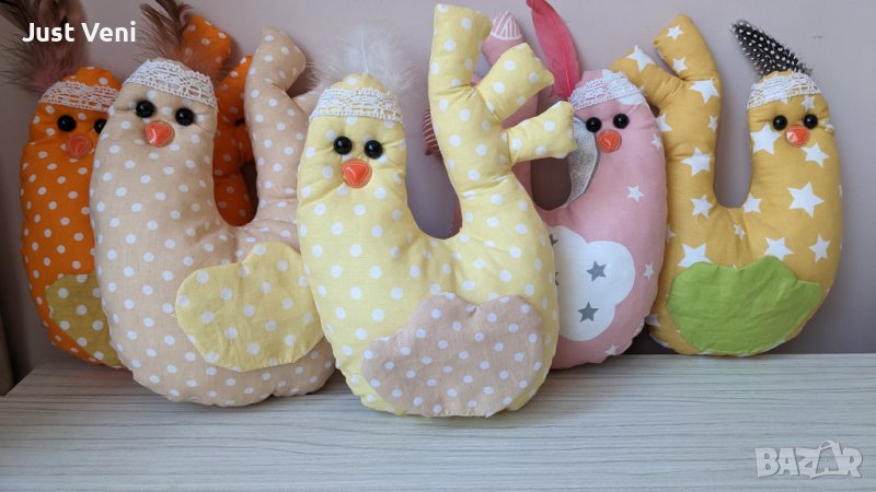 Текстилни играчки пиленца, снимка 1