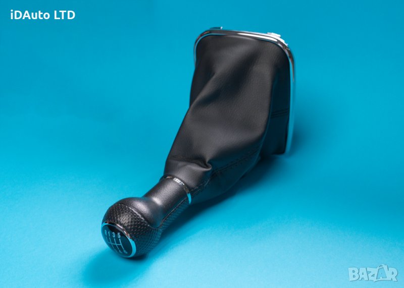 Vw Топка за скоростен лост, Маншон, Golf, Голф 4, Bora, Бора, кожа, снимка 1