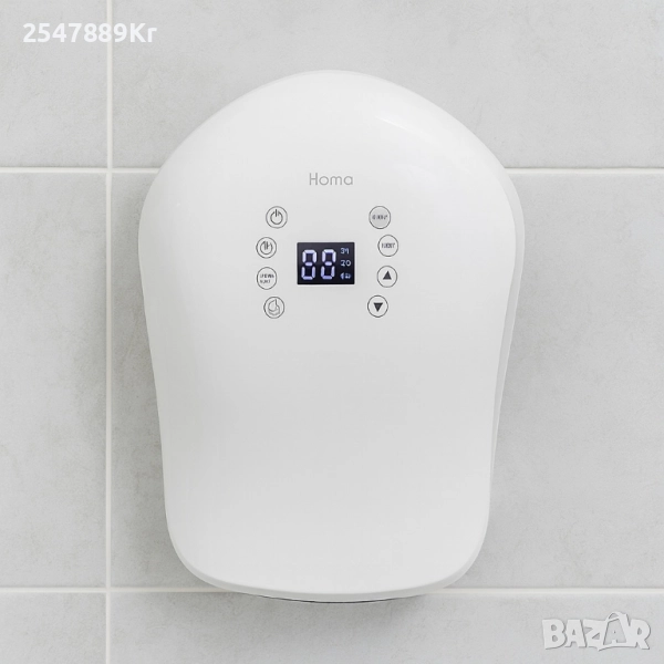 Вентилаторна печка за баня Homa HBH-7720B, 2000W, електронно управление, снимка 1
