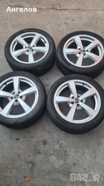 Джанти с гуми 17" 5х 100 VW Ауди Шкода Сеат Audi Seat Skoda gumi 225 45 17, снимка 1