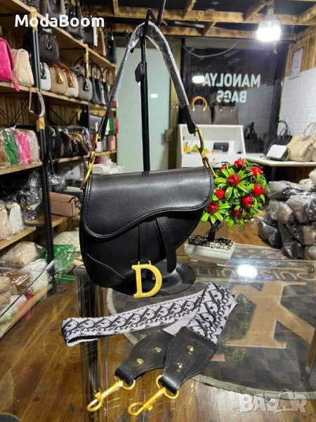 Луксозна Черна чанта Cristian Dior кодVL139, снимка 1