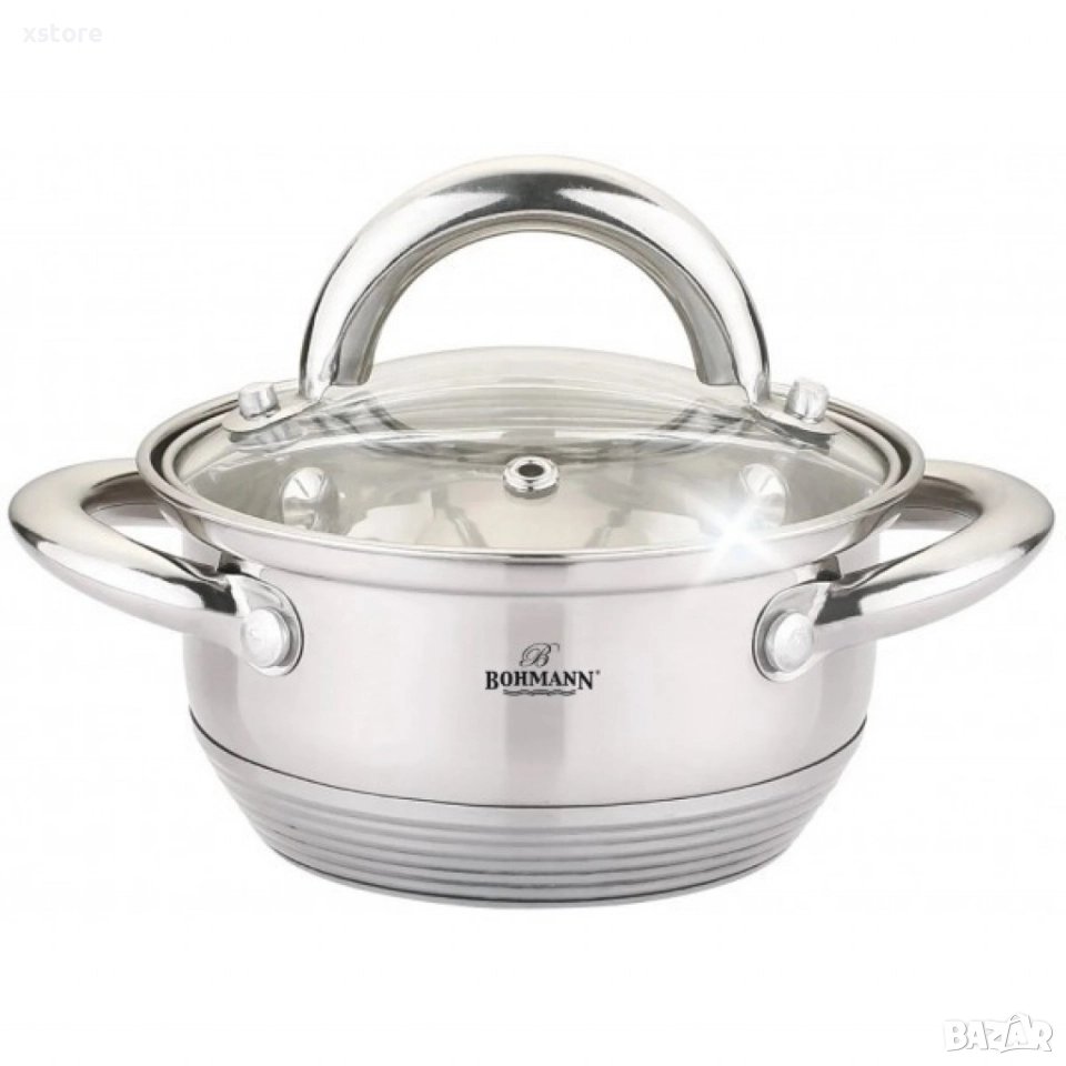 Тенджера Bohmann, 0.7 л./ 1 л., неръждаема стомана, снимка 1