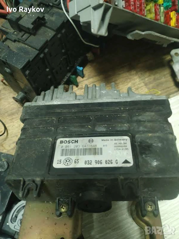  Компютър 0261203647 Bosch 032906026G Volkswagen Golf 3 1.6 ABU Motor 0261203647 032906026G , снимка 1