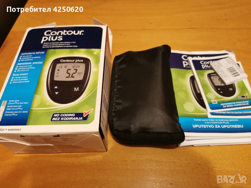 Глюкомерът Контур Плюс, снимка 1