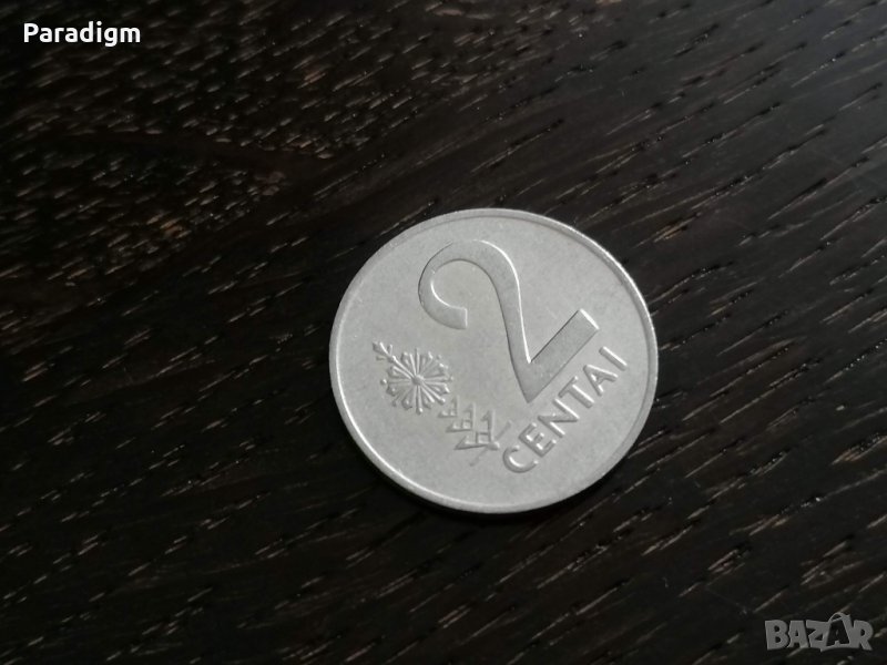 Монета - Литва - 2 цента | 1991г., снимка 1