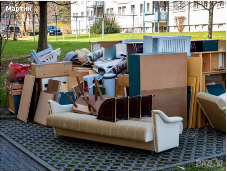 Изнасяне извозване и изхвърляне на стари мебели, снимка 1