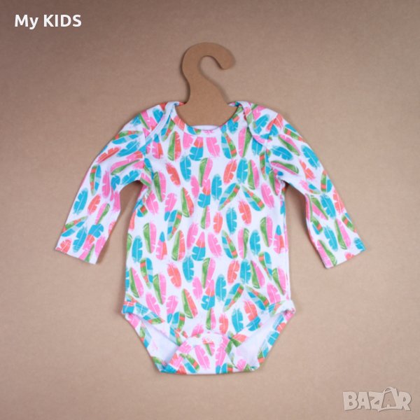 бебешко боди на перца 62 3-6 68 6-9 74 9-12 80 12-18 86 18-24 92 2-3, снимка 1