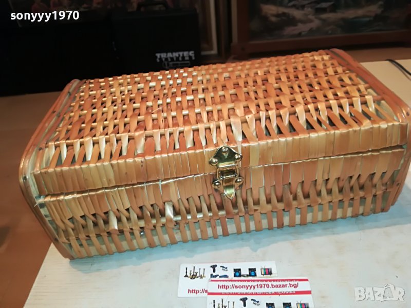 ПЛЕТЕНА КУТИЯ-ВНОС ФРАНЦИЯ 3010221127L, снимка 1