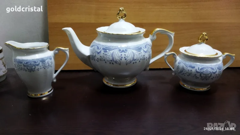 стар български порцелан Изида барок, снимка 1