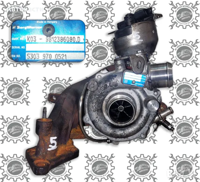Турбина/Турбо - Citroen Jumper/Peugeot Boxer - 2.0 BlueHDi - (2015 г.+) - BorgWarner, снимка 1