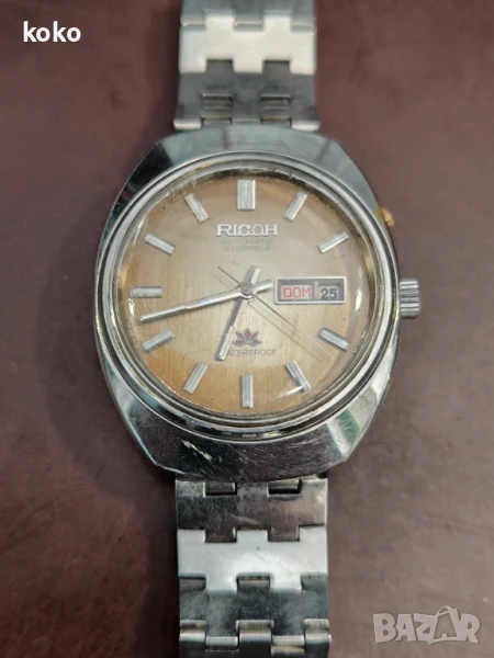 Часовник автоматичен Ricoh автентичен ретро винтидж , снимка 1