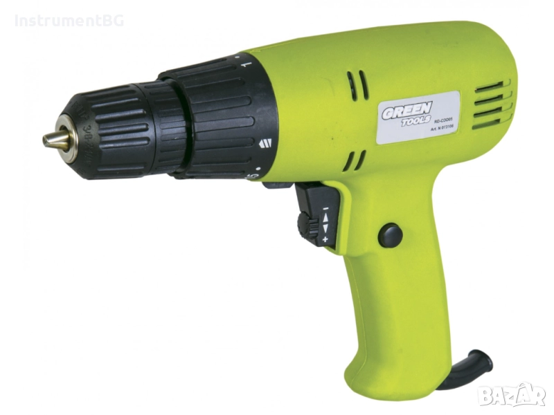 Eлектрически винтоверт GREEN TOOLS RD-CDD05 / DRILL DRIVER, снимка 1