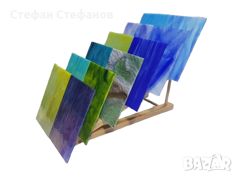 Комплекти от цветно художествено стъкло, снимка 1