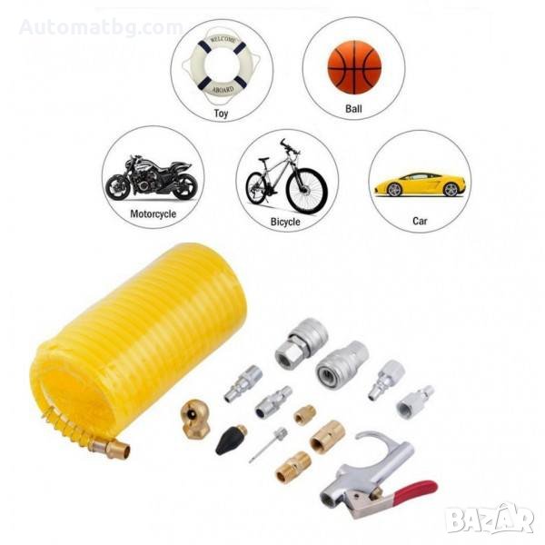 Пистолет за въздух Automat, С 12 накрайника, снимка 1