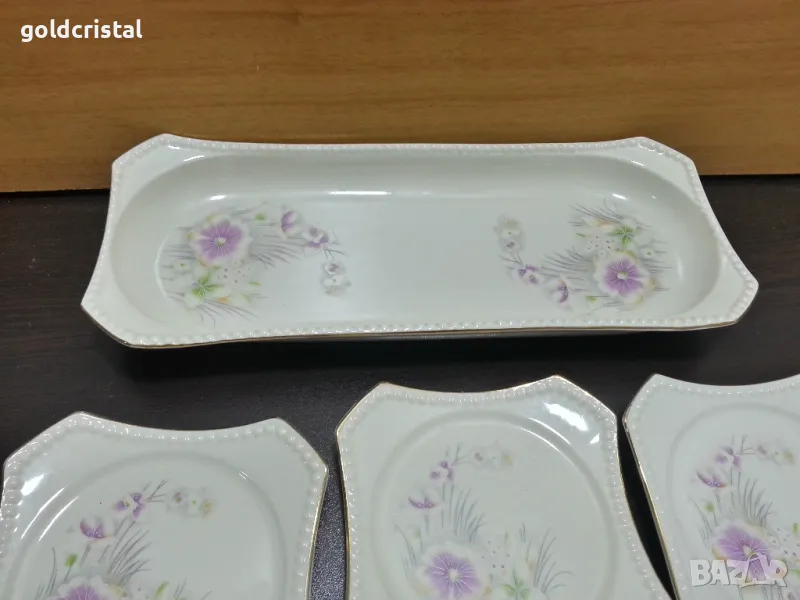 Стар български порцелан Изида чинии , снимка 1