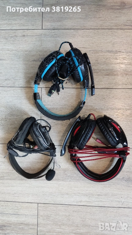 Продавам три геймърски слушалки, снимка 1