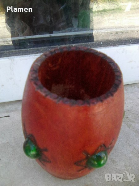 Дървен моливник сувенир, снимка 1