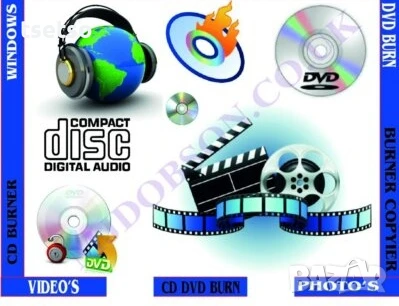 Запис на CD, DVD, BD-R, USB, SD, снимка 1