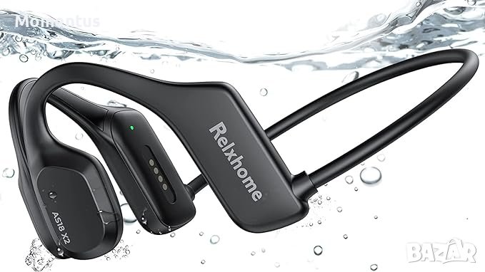 Слушалки Relxhome AS18 X2 Bone Conduction, слушалки за плуване с вградена 16 GB памет, MP3, снимка 1